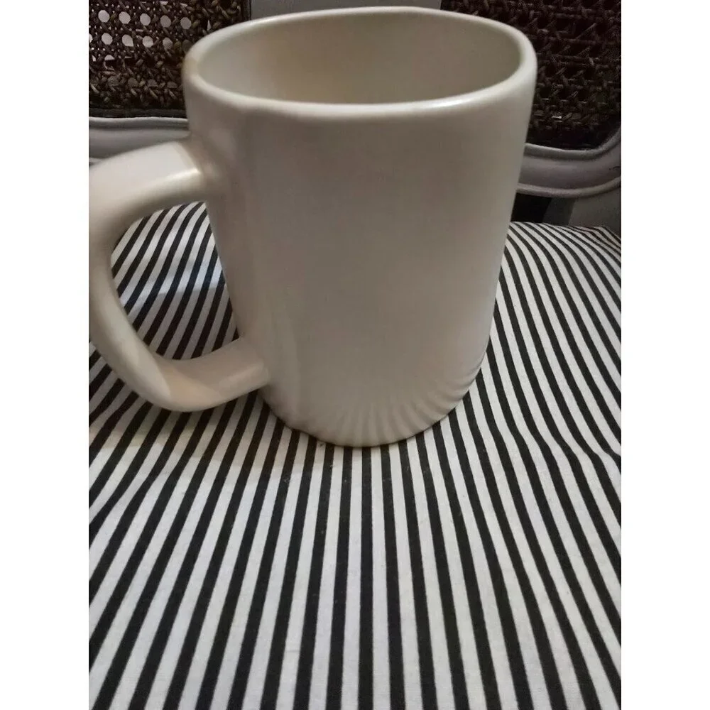 Rae Dunn pumpkin Patch White Coffee Mug Fall Halloween